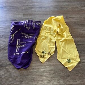 GIRL SCOUTS Scarf,Pins & Other Accesories Lots